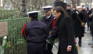 Emmanuel Macron rend hommage à Ahmed Merabet
