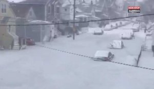 Etats-Unis : Une rue de Boston entièrement gelée par la vague de froid (vidéo) 