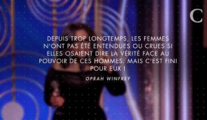 Oprah parle du harcèlement sexuel dans son discours aux Golden Globes