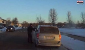 Un policier arrête une voiture pour une raison cocasse (vidéo)