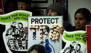 Fin de la protection des Salvadoriens, manifestation à New York