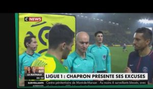 Zap Sport - 16 Janvier - Tony Chapron, "l'arbitre tacleur", présente ses excuses