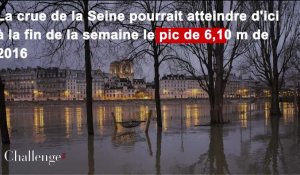 La crue de la Seine perturbe les transports dans Paris
