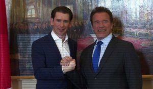 Vienne: rencontre entre Sebastian Kurz et Arnold Schwarzenegger