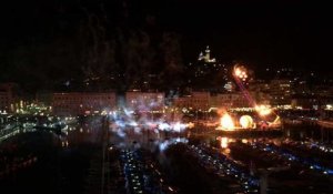 Un très joli show pyrotechnique pour lancer MP2018 à Marseille