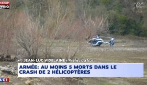 Crash de deux hélicoptères dans le Var, cinq morts (vidéo)