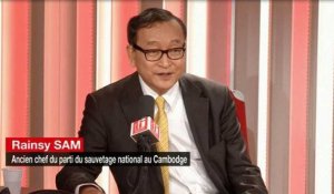 [Vidéo] L'opposant cambodgien Sam Rainsy lance un mouvement d'opposition