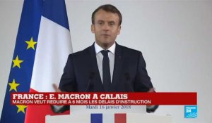 REPLAY - Discours d''Emmanuel Macron à Calais