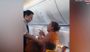 Ivre, une passagère d'un vol Ryanair s'en prend violemment au personnel de bord (vidéo)