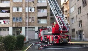 Incendie rue Haute à Bruxelles