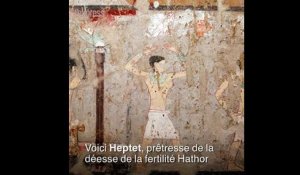 La tombe d'une prêtresse de l'Ancien Empire découverte en Égypte