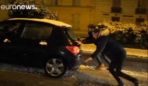 Grosse pagaille en Ile-de-France à cause de la neige