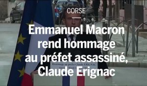 Emmanuel Macron en Corse : l'assassinat de Claude Erignac fut une « infamie qui déshonore à jamais ses auteurs »