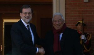 Mariano Rajoy reçoit son homologue portugais Antonio Costa