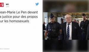Homophobie. Jean-Marie Le Pen en jugement pour des propos polémiques.