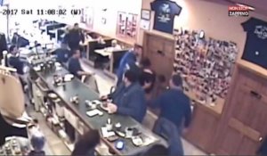New York : Un client d'un restaurant sauve un policier en train de s'étouffer (Vidéo)