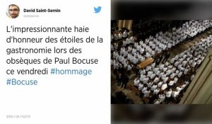 France : des chefs du monde entier et des milliers d'admirateurs pour les obsèques de Bocuse.