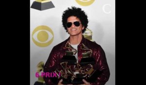 Bruno Mars sacré roi des Grammy Awards 2018 !