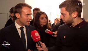 Emmanuel Macron recadre un journaliste de Quotidien (Vidéo)