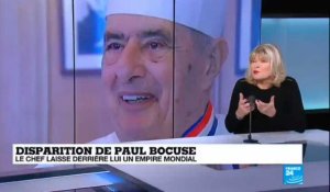 Disparition de Paul Bocuse : "Il a réussi à transporter au niveau international ce savoir-faire français"