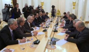 Moscou: Lavrov rencontre la délégation de l'opposition syrienne