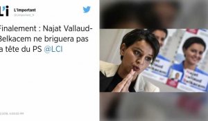 Najat Vallaud-Belkacem n'est pas candidate à la présidence du PS.