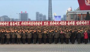 Pyongyang: rassemblement en soutien au leader Kim Jong-Un