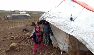 En Syrie, l'hiver frappe des déplacés de plein fouet