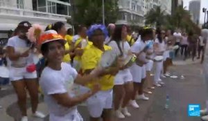 Préparatifs du carnaval de Rio