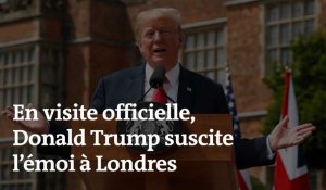 A Londres, Trump se dédit et attaque à nouveau les « fake news »