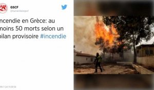 Incendie en Grèce.
