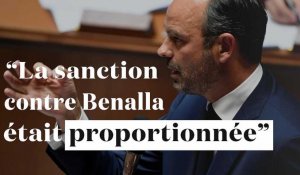 Philippe : "La sanction contre Benalla était proportionnée"