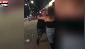 Il frappe une jeune femme à la sortie d'une boite de nuit, la vidéo choc 