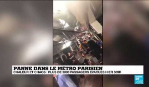 En IMAGES - 3000 passagers bloqués sous terre dans le métro  pendant plus de 2 heures