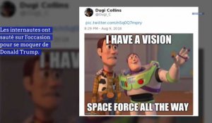 Les internautes se moquent de la future "Force de l'espace" de Donald Trump