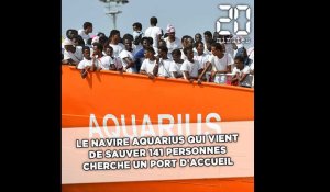 Le navire Aquarius qui vient de sauver 141 personnes cherche un port d'accueil
