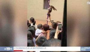 Elle fait du "pole dance" devant des élèves de maternelle - ZAPPING ACTU DU 05/09/2018
