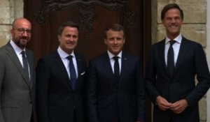 Luxembourg : rencontre entre MAcron et les dirigeants du Benelux