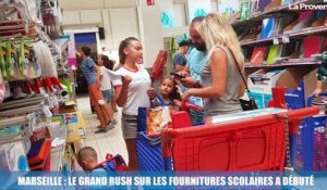 Marseille : le grand rush sur les fournitures scolaires a débuté