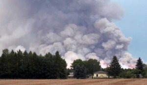 Allemagne: un violent incendie de forêt menace des villages