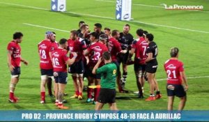 PRO D2  : Provence Rugby s'impose 48-18 face à Aurillac