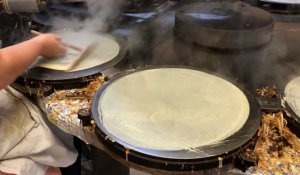 Fabrication des crêpes Tradicrêpes 