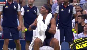 US Open : Rafael Nadal réclame un ventilateur en plein match (Vidéo)