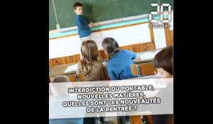 Rentrée scolaire : Interdiction du portable, changements en seconde... Quelles sont les nouveautés de la rentrée ?