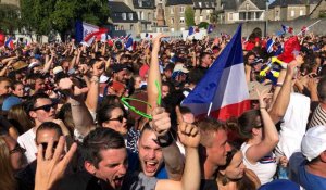 Coupe du monde : la liesse après la victoire à Saint-Brieuc 