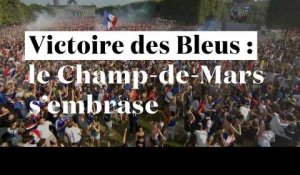Les Bleus champions du monde : le Champs-de-Mars s'embrase