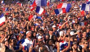 Victoire de la France, finale du Mondial: foule en liesse