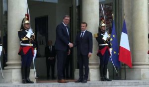 Paris: Macron reçoit le président serbe Vucic