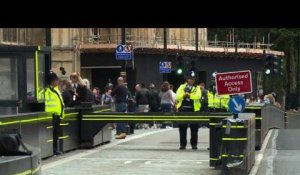 Les touristes de retour au Parlement de Londres après l'attentat