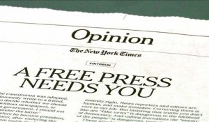 Attaqués par Trump, les journaux défendent leur liberté